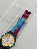 Swatch Palco 35mm Silikon Kordon 1992 Vintage Kol Saati (S-002) thumbnail 6