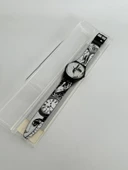 Swatch Glance 35mm Silikon Kordon 1992 Vintage Kol Saati (S-007) - 4