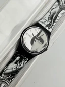 Swatch Glance 35mm Silikon Kordon 1992 Vintage Kol Saati (S-007) - 5
