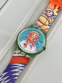 Swatch Yuri 35mm Silikon Kordon 1992 Vintage Kol Saati (S-004) thumbnail 5