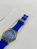 Swatch Frische Fische 35mm Silikon Kordon 1992 Vintage Kol Saati (S-019) thumbnail 5