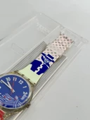 Swatch Gruau 35mm Silikon Kordon 1992 Vintage Kol Saati (S-013) - 5