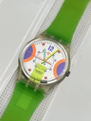 Swatch Stream 35mm Silikon Kordon 1992 Vintage Kol Saati (S-021) thumbnail 4