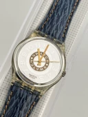 Swatch Delave 35mm Deri Kordon 1992 Vintage Kol Saati (S-029) - 4