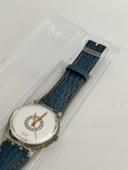 Swatch Delave 35mm Deri Kordon 1992 Vintage Kol Saati (S-028) thumbnail 5