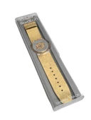 Swatch Pop Guinevere 46,5mm Deri Kordon 1992 Vintage Kol Saati (S-033) - 1