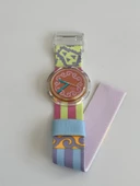 Swatch Pop Coralla 46,5mm Lastik Kordon 1992 Vintage Kol Saati (S-039) thumbnail 5