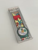 Swatch Pop Milano 46,5mm Lastik Kordon 1992 Vintage Kol Saati (S-043) - 2