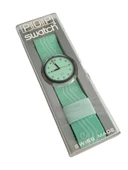 Swatch Pop Mint Sea 46,5mm Lastik Kordon 1992 Vintage Kol Saati (S-042) - 1