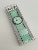 Swatch Pop Mint Sea 46,5mm Lastik Kordon 1992 Vintage Kol Saati (S-042) - 2