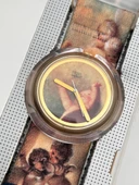 Swatch Pop Putti 46,5mm Lastik Kordon 1992 Vintage Kol Saati (S-050) - 4