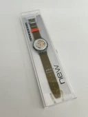 Swatch Automatic Blue Matic 38,5mm Silikon Kordon 1992 Vintage Kol Saati (S-055) thumbnail 2