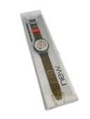 Swatch Automatic Blue Matic 38,5mm Silikon Kordon 1992 Vintage Kol Saati (S-055) thumbnail 1