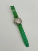 Swatch Automatic Earth 38,5mm Silikon Kordon 1992 Vintage Kol Saati (S-056) thumbnail 8