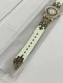 Swatch Vinci's Twist 26mm Silikon Kordon 1992 Vintage Kol Saati (S-061) thumbnail 6