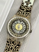Swatch Vinci's Twist 26mm Silikon Kordon 1992 Vintage Kol Saati (S-061) thumbnail 4