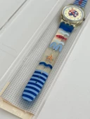 Swatch Red Cloud 26mm Silikon Kordon 1992 Vintage Kol Saati (S-066) thumbnail 6