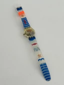 Swatch Red Cloud 26mm Silikon Kordon 1992 Vintage Kol Saati (S-066) thumbnail 7