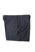 REGULAR KALIP DESENLİ POLİ VİSKON MEVSİMLİK KUMAŞ PANTOLON - 3