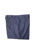 REGULAR KALIP DESENLİ POLİ VİSKON MEVSİMLİK KUMAŞ PANTOLON - 6