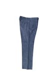 REGULAR KALIP DESENLİ POLİ VİSKON MEVSİMLİK KUMAŞ PANTOLON - 10