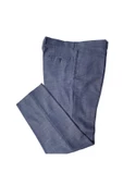 REGULAR KALIP DESENLİ POLİ VİSKON MEVSİMLİK KUMAŞ PANTOLON - 11