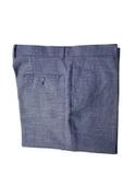 REGULAR KALIP DESENLİ POLİ VİSKON MEVSİMLİK KUMAŞ PANTOLON - 12