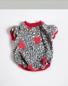Animal Leo Print Sweat Red Sweat Köpek Kazağı Köpek Poları - 6