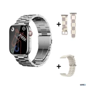 Winex Watch 8 WS92 Max Amoled Ekran Android İos HarmonyOs Uyumlu Akıllı Saat Gümüş - 2