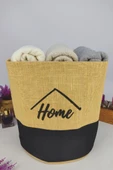 Digithome Hasır Çok Amaçlı Düzenleyici Organizer Yuvarlak Saksılık Siyah - CLY-J1023 C1-1-121 - 3