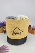Digithome Hasır Çok Amaçlı Düzenleyici Organizer Mini Yuvarlak Saksılık Siyah - CLY-J1025 C1-1-121 - 2