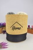 Digithome Hasır Çok Amaçlı Düzenleyici Organizer Mini Yuvarlak Saksılık Siyah - CLY-J1025 C1-1-121 - 1