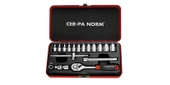 Cer-Pa Norm 4000 30 1417 ¼" 17 Parça Lokma Anahtar Takımı - 1
