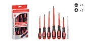 Cer-Pa Norm Prosoft 7 Parça İzoleli Tornavida Takımı/Seti (4xDüz/2xYıldız/1xKontrol Kalemi) - 1