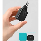 BASEUS 25W Hızlı Şarj Başlığı ve 1 Mt Type C Şarj ve Data Kablosu, Telefon ve PC Şarj Aleti - 3
