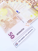 300 Adet 50 Euro Geçersiz Para Düğün Parası Parti Şaka Malzemesi thumbnail 2