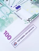 300 Adet 100 Euro Geçersiz Para Düğün Parası Parti Şaka Malzemesi thumbnail 2