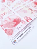 600 Adet Geçersiz Para Parti Şaka Düğün Parası Karışık Türk Lirası - 3