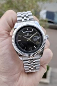Daniel Klein DKISTE831 Kadranı Siyah Kordonu Gümüş Renk Takvim ve Gün Fonksiyonlu Erkek Kol Saati - 5