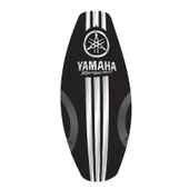 Yamaha YBR 125 Koltuk Kılıfı Desen 7 3 Çizgi Beyaz - 1