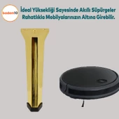 Sehpa Masa Puf Tabure Ünite Baza Koltuk Ayağı Mobilya Ayakları Ayağı Metal Ayakları 12 Cm Altın thumbnail 5