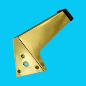 Sehpa Masa Puf Tabure Ünite Baza Koltuk Ayağı Mobilya Ayakları Ayağı Metal Ayakları 12 Cm Altın thumbnail 6