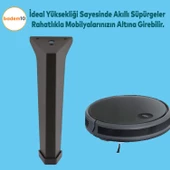 Sehpa Masa Puf Tabure Ünite Baza Koltuk Ayağı Mobilya Ayakları Ayağı Metal Ayakları 12 Cm Siyah - 5
