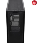 ASUS A21 360 MM SOĞUTUCU, 380 MM UZUNLUĞA KADAR EKRAN KARTI VE STANDART ATX PSU DESTEKLİ GİZLİ KABLO BÖLMELİ MICRO-ATX - A21 ASUS CASE - SİYAH - 4