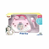 BAO-1706 Mikrofonlu Mp3 Çalar Parti Müzikleri El Çantası-Vardem - 1
