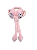 Peluş Kulaklık Hareketli Peluş Çocuk Kulaklığı PEMBE - 1