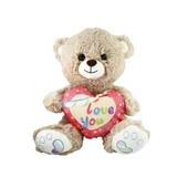 PJH2324  Peluş Kalpli Ayı Love You 30 cm -Vardem - 1