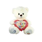 PJH2324  Peluş Kalpli Ayı Love You 30 cm -Vardem - 3