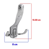 Portmanto Askı Metal Vestiyer Duvar Dolap Elbise Askısı Krom Mobilya Kapı Askılığı Aparatı Askı - 2