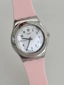Swatch Pink Reflexion 34mm Silikon Kordon Kadın Kol Saati YLS200 - 2